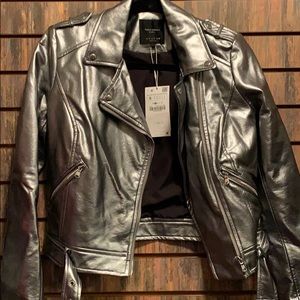 Zara Silver Moto